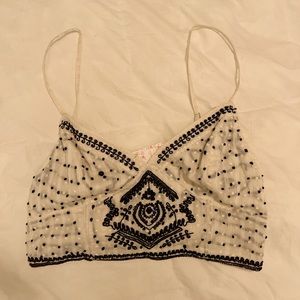 Free people embroidered top